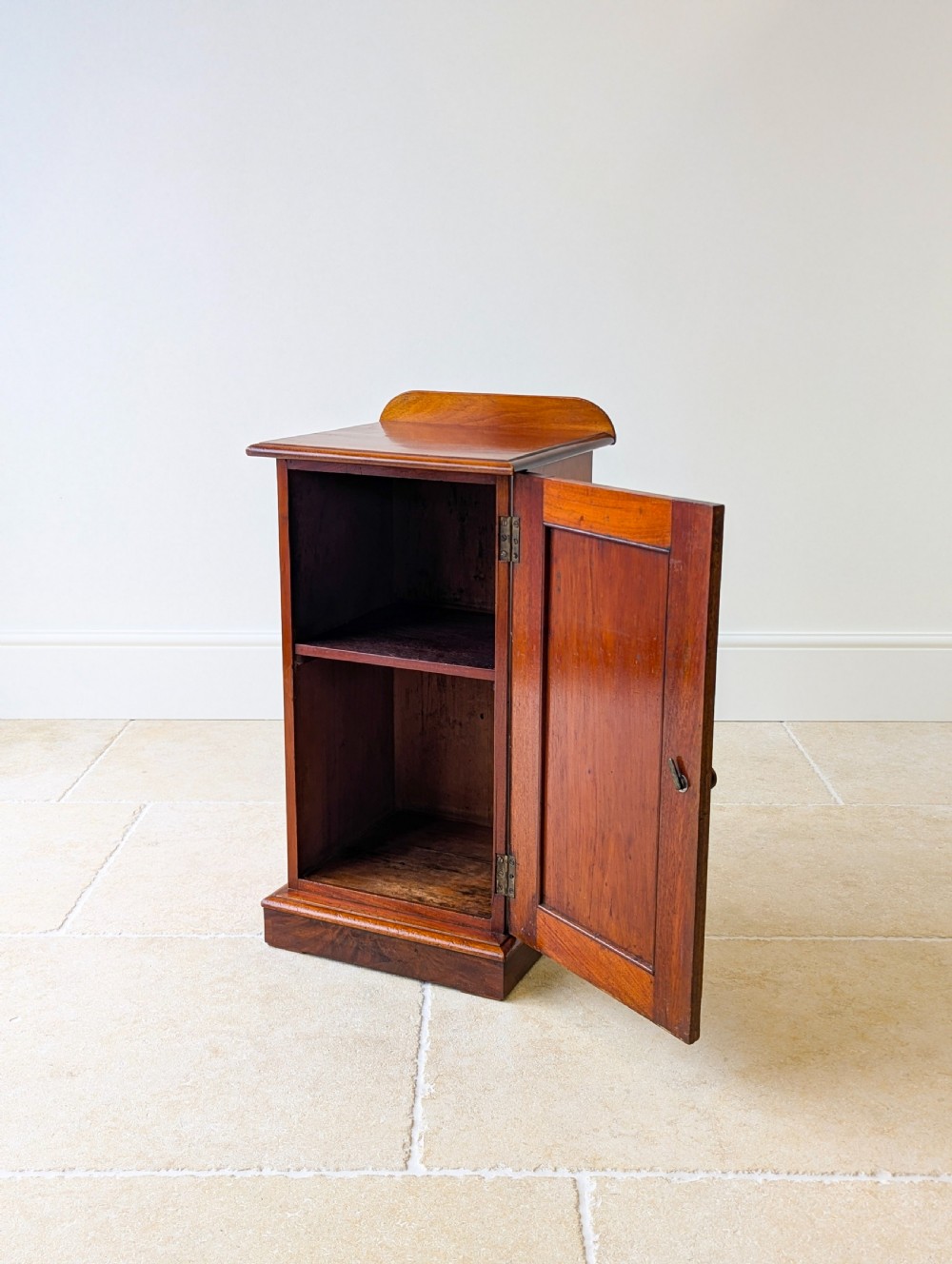 Antique Victorian Mahogany Bedside Cabinet c.1880 View III
