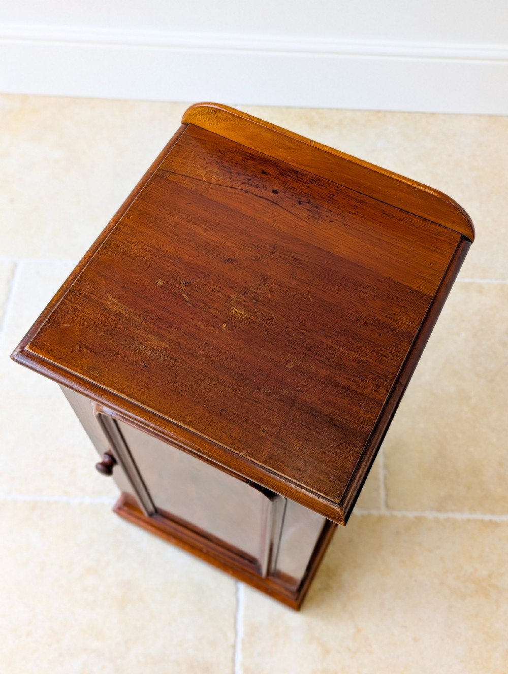 Antique Victorian Mahogany Bedside Cabinet c.1880 View VIII