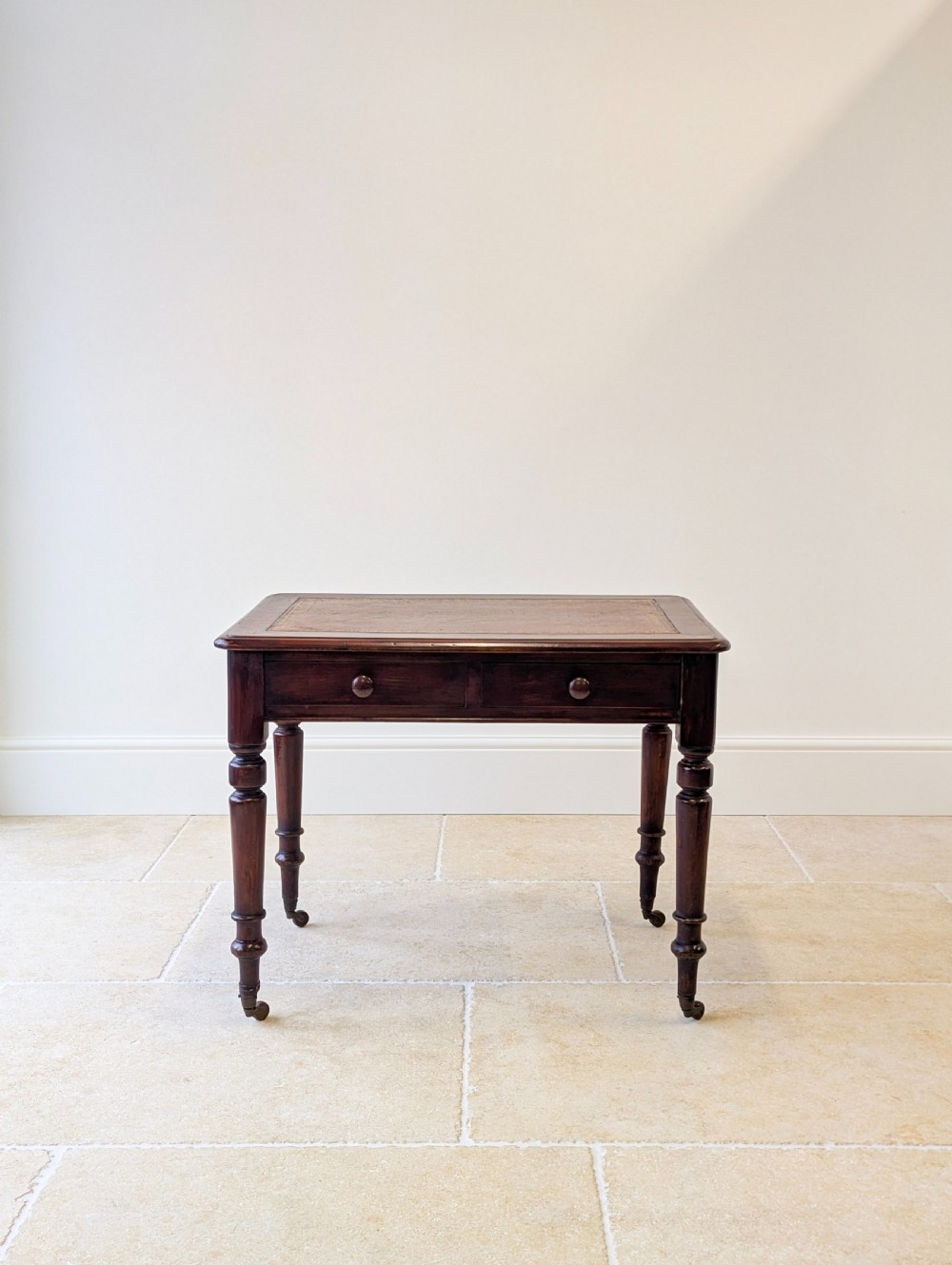 Antique Victorian Mahogany Writing Table c.1870 View II