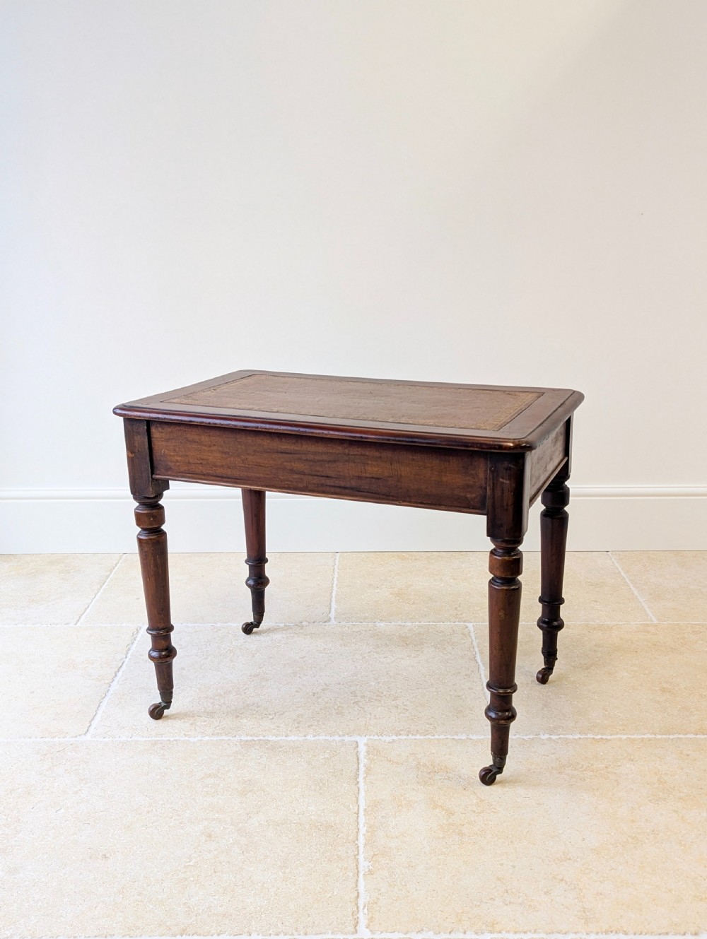 Antique Victorian Mahogany Writing Table c.1870 View XVII