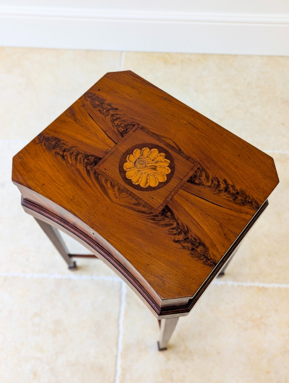 Antique Victorian Mahogany Work Table c.1880 View II