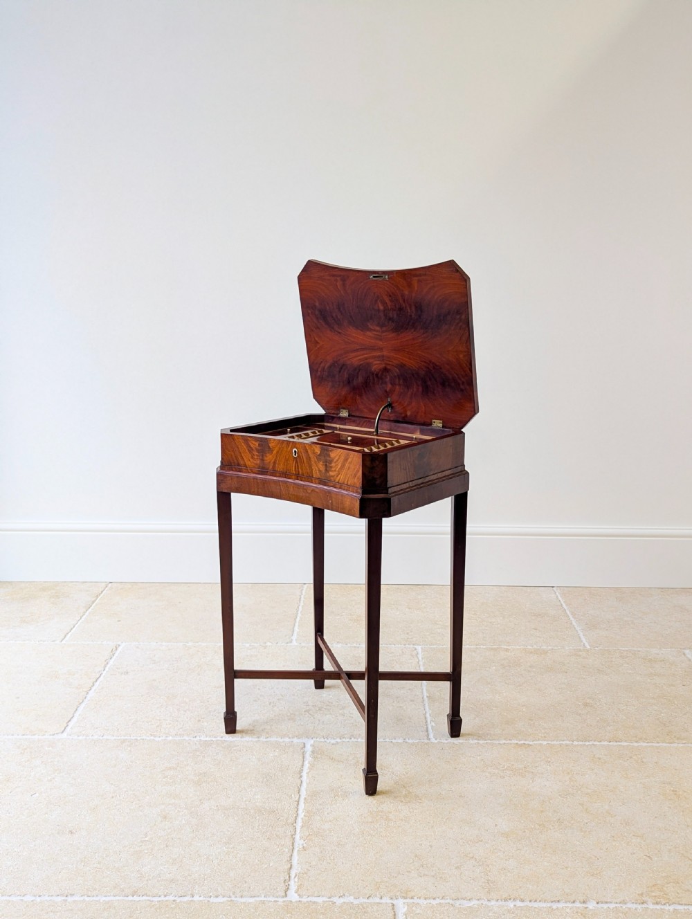 Antique Victorian Mahogany Work Table c.1880 View VI