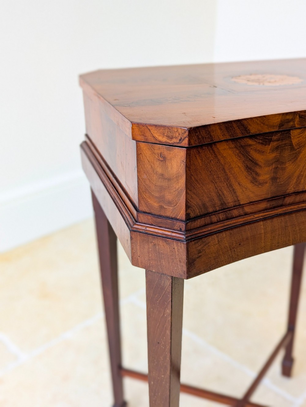 Antique Victorian Mahogany Work Table c.1880 View X