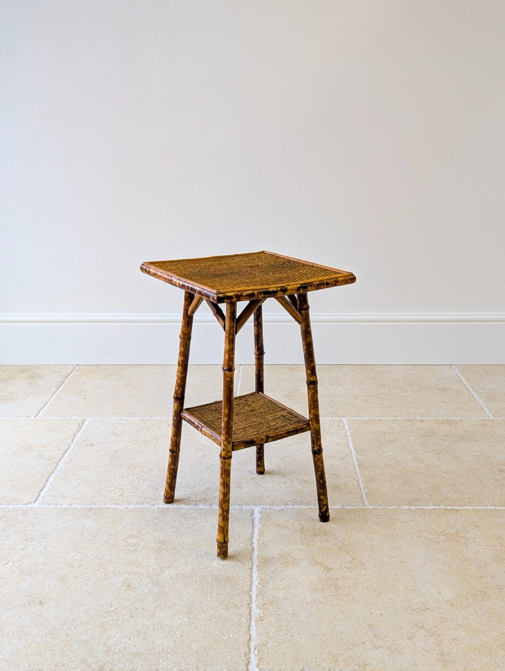 Antique Victorian Bamboo Occasional Table c.1890 View VI