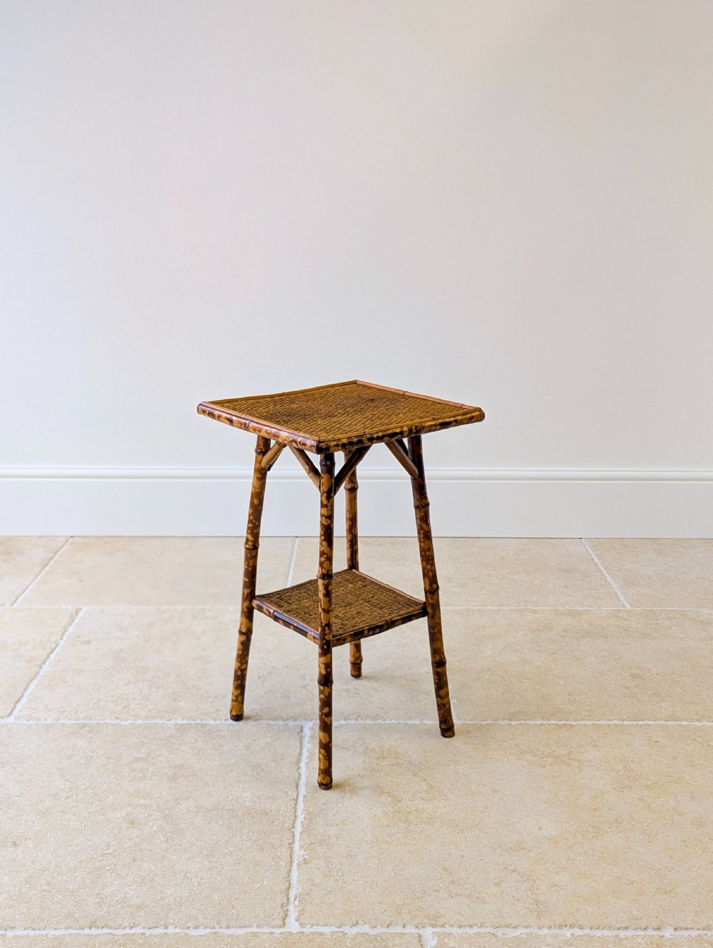 Antique Victorian Bamboo Occasional Table c.1890 View XIII