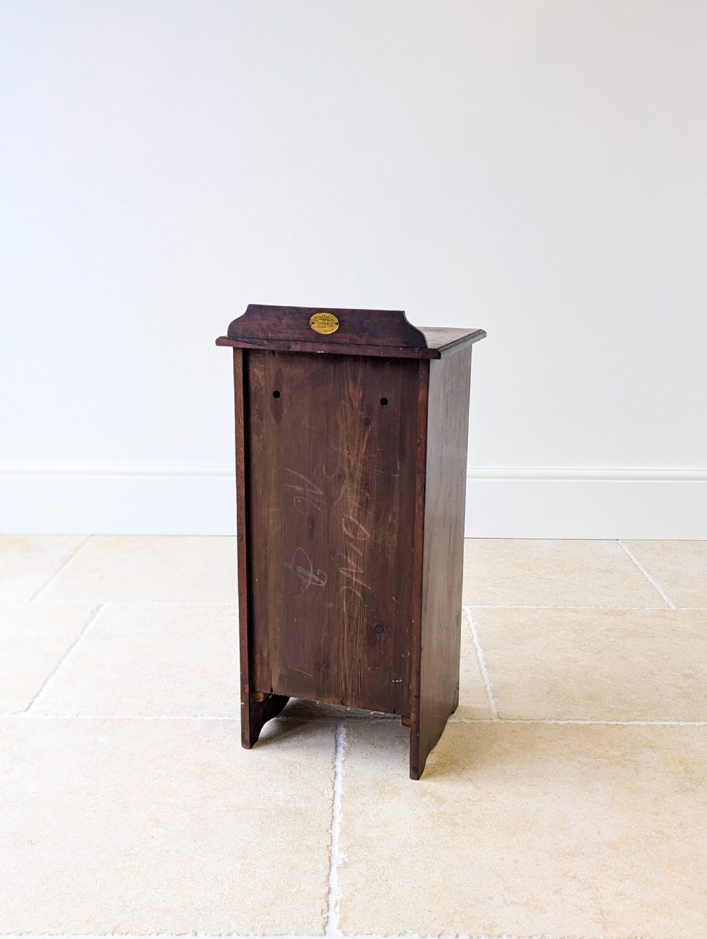 Antique Late Victorian Mahogany Bedside Cupboard c.1890 View XI