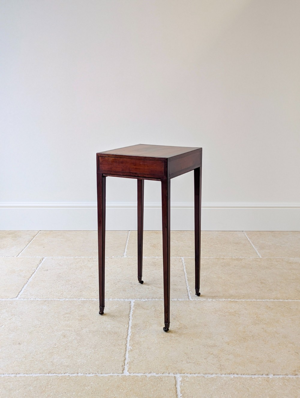 Antique Scottish Regency Satin Birch Table with Lateral Slide c.1810 View XVI