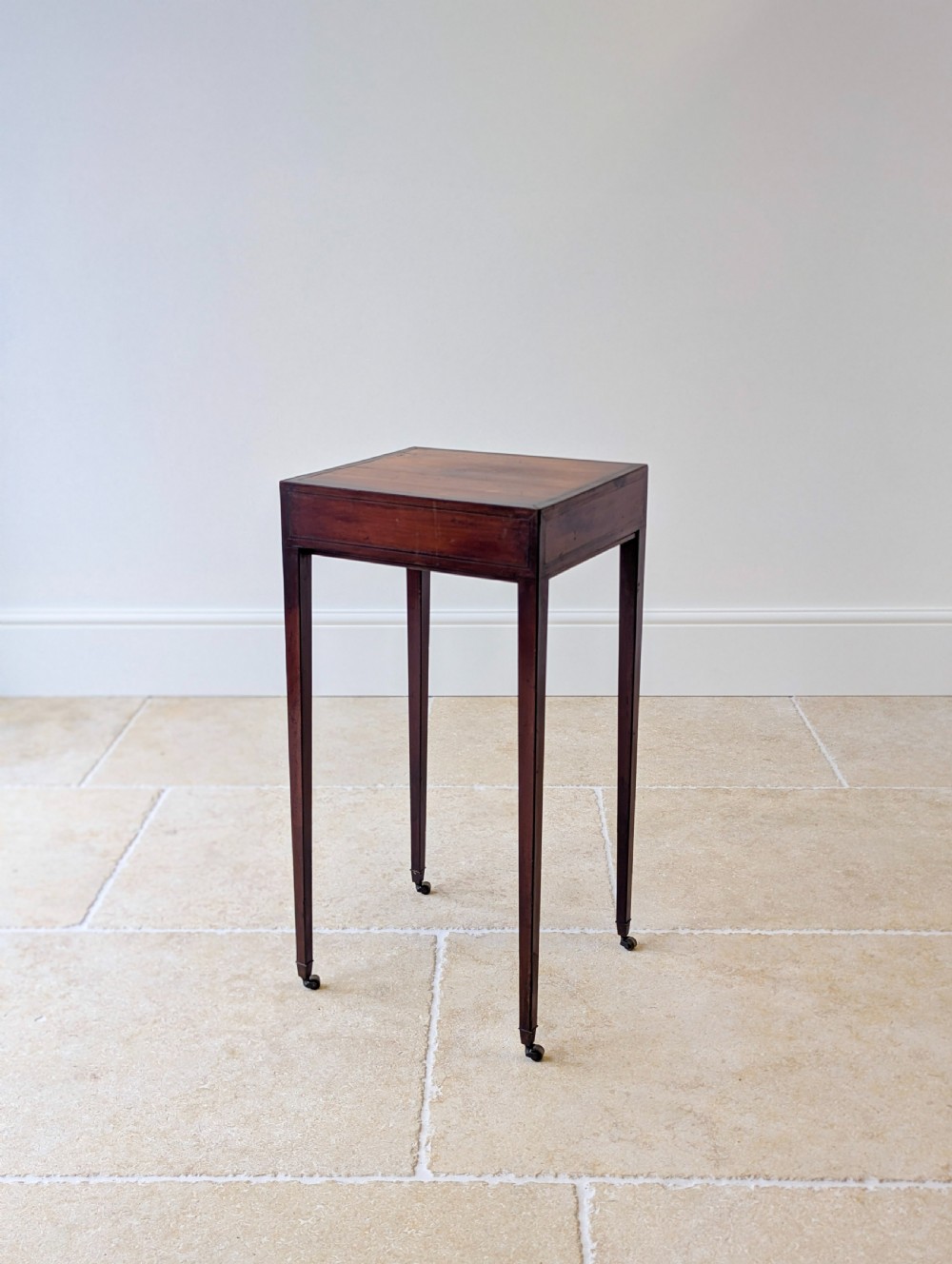 Antique Scottish Regency Satin Birch Table with Lateral Slide c.1810 View XVII