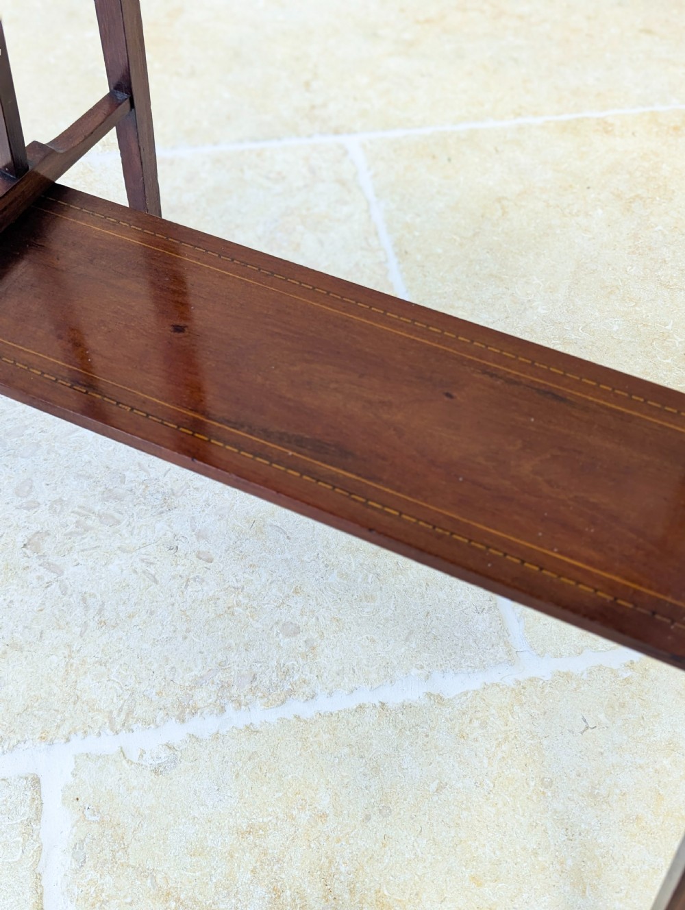 Antique Edwardian Inlaid Mahogany Occasional Table c.1905 View X