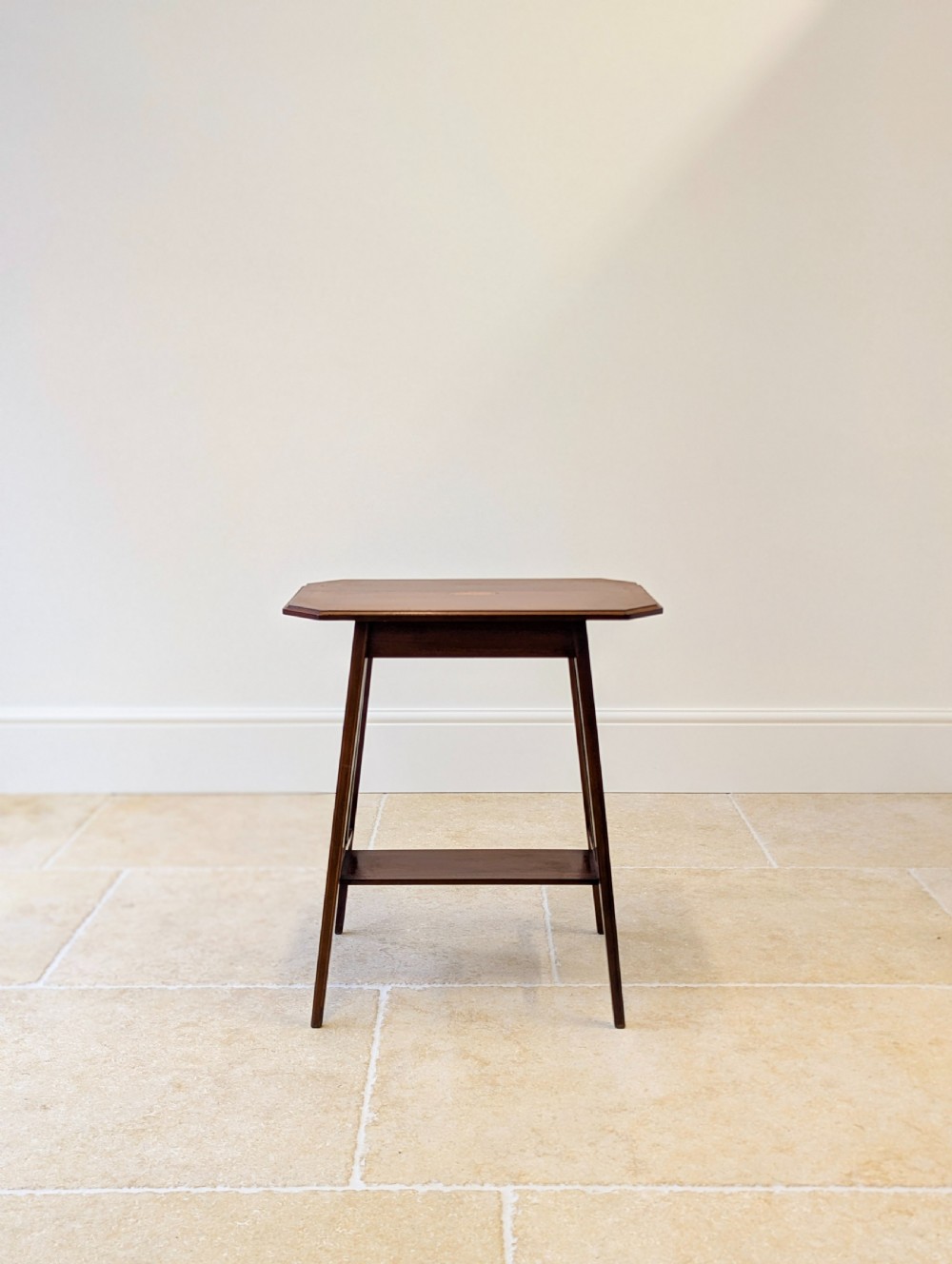 Antique Edwardian Inlaid Mahogany Occasional Table c.1905 View XIV