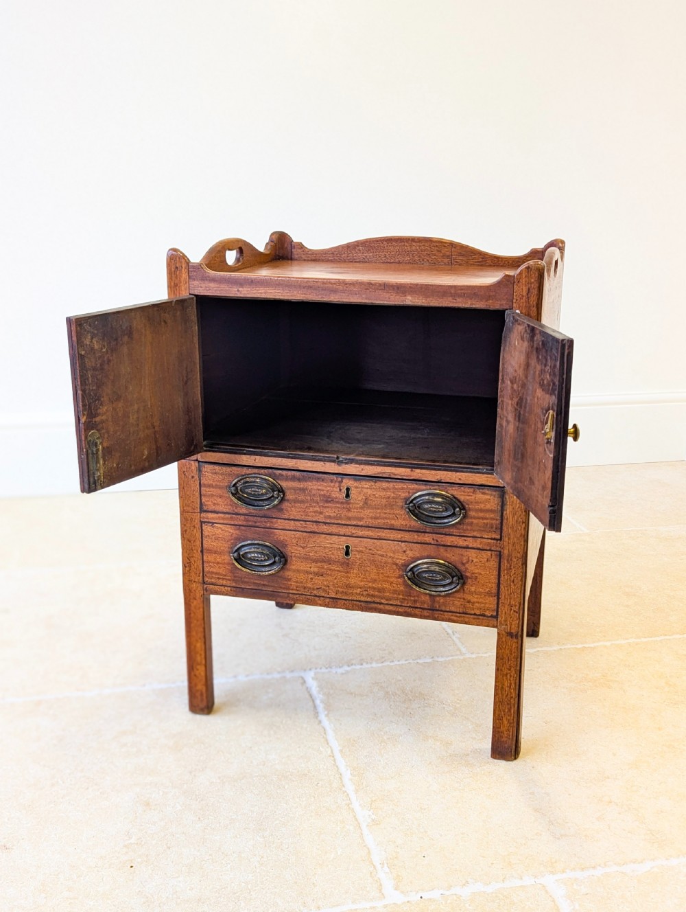 Antique George III Mahogany Bedside Commode c.1800 View V