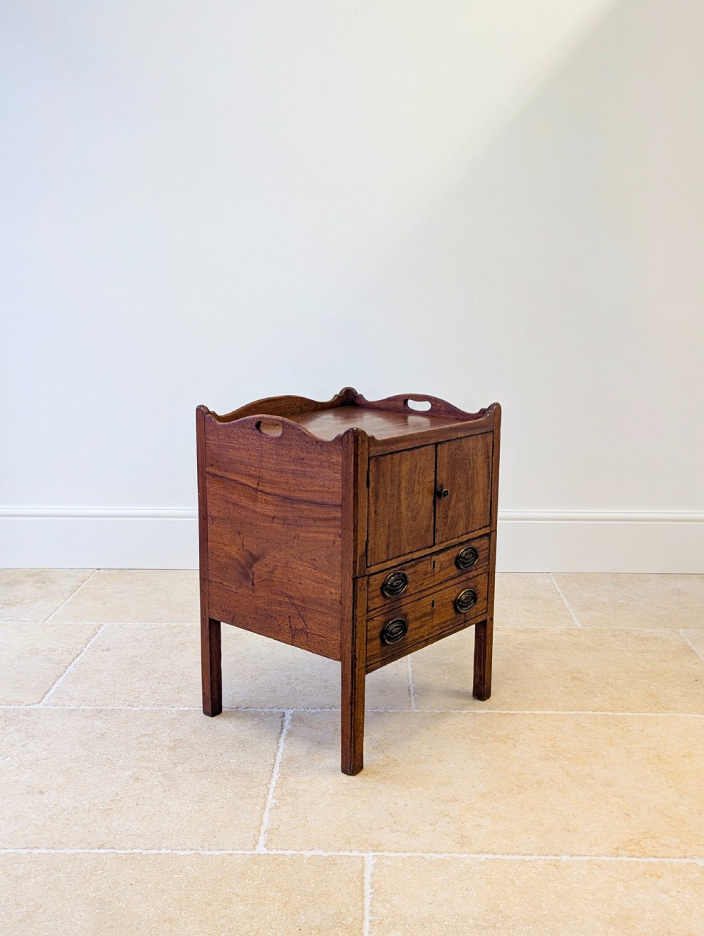 Antique George III Mahogany Bedside Commode c.1800 View IX
