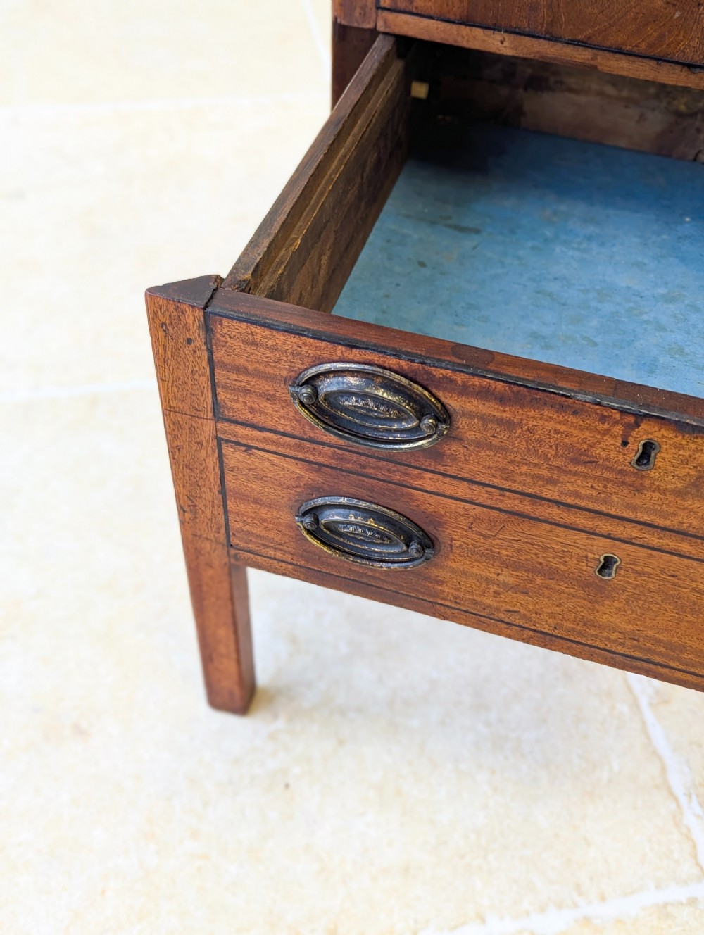 Antique George III Mahogany Bedside Commode c.1800 View XII