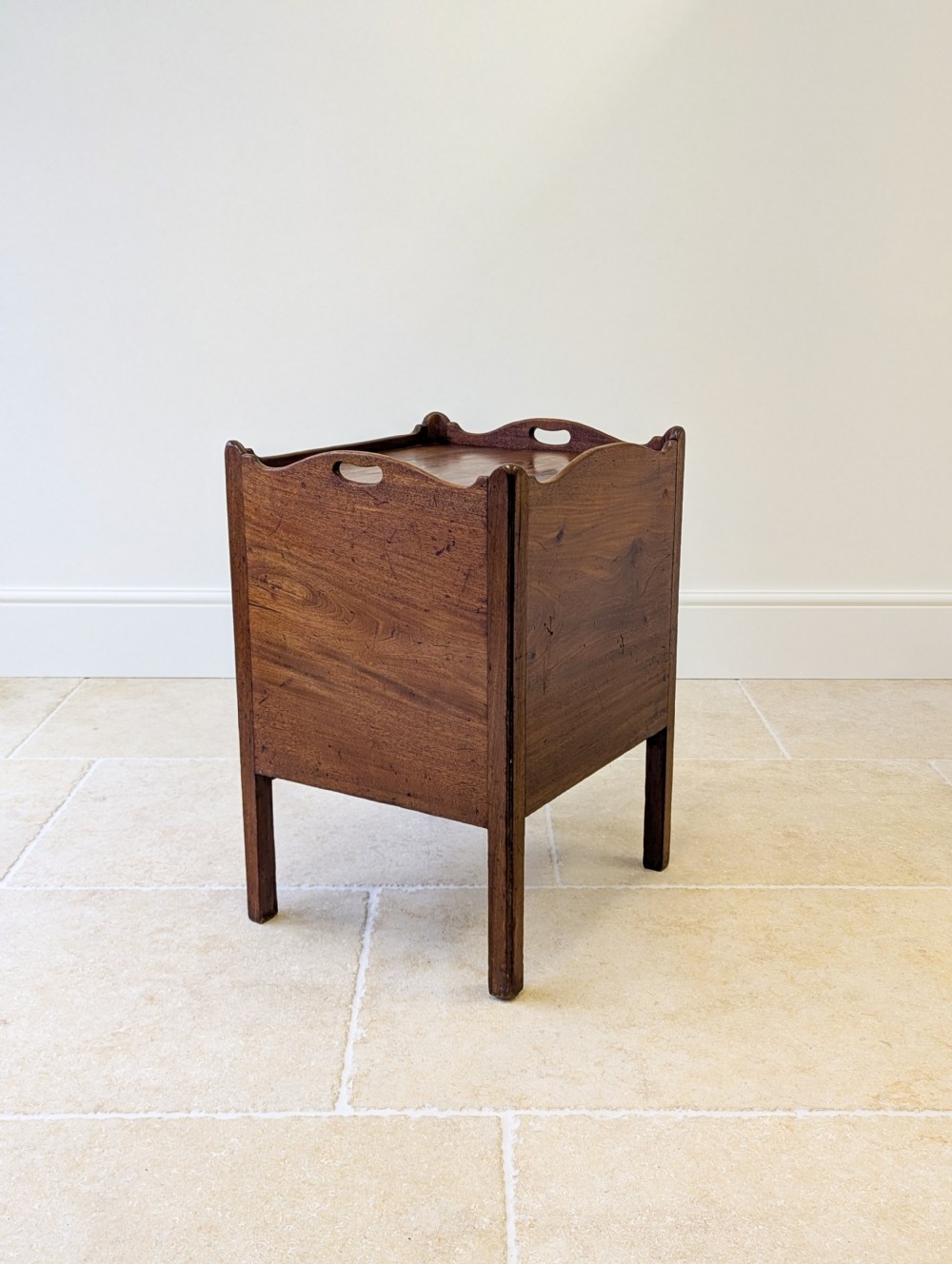 Antique George III Mahogany Bedside Commode c.1800 View XVI