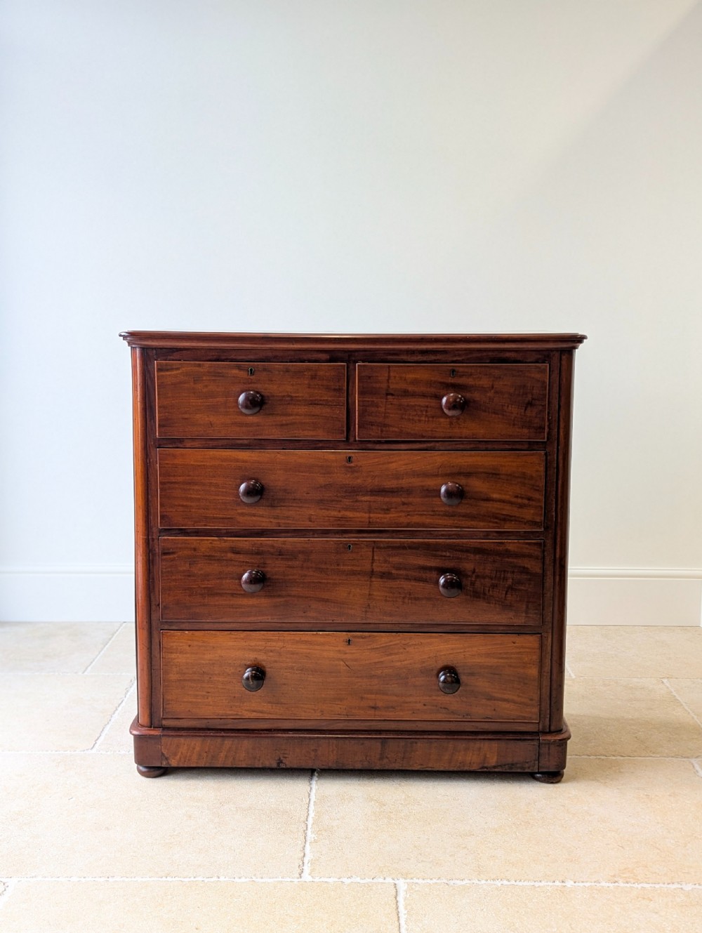 Antique Victorian Mahogany Chest of Drawers c.1870 View II