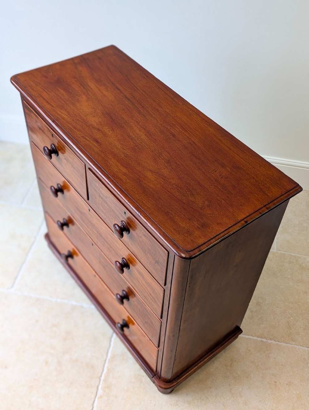 Antique Victorian Mahogany Chest of Drawers c.1870 View III