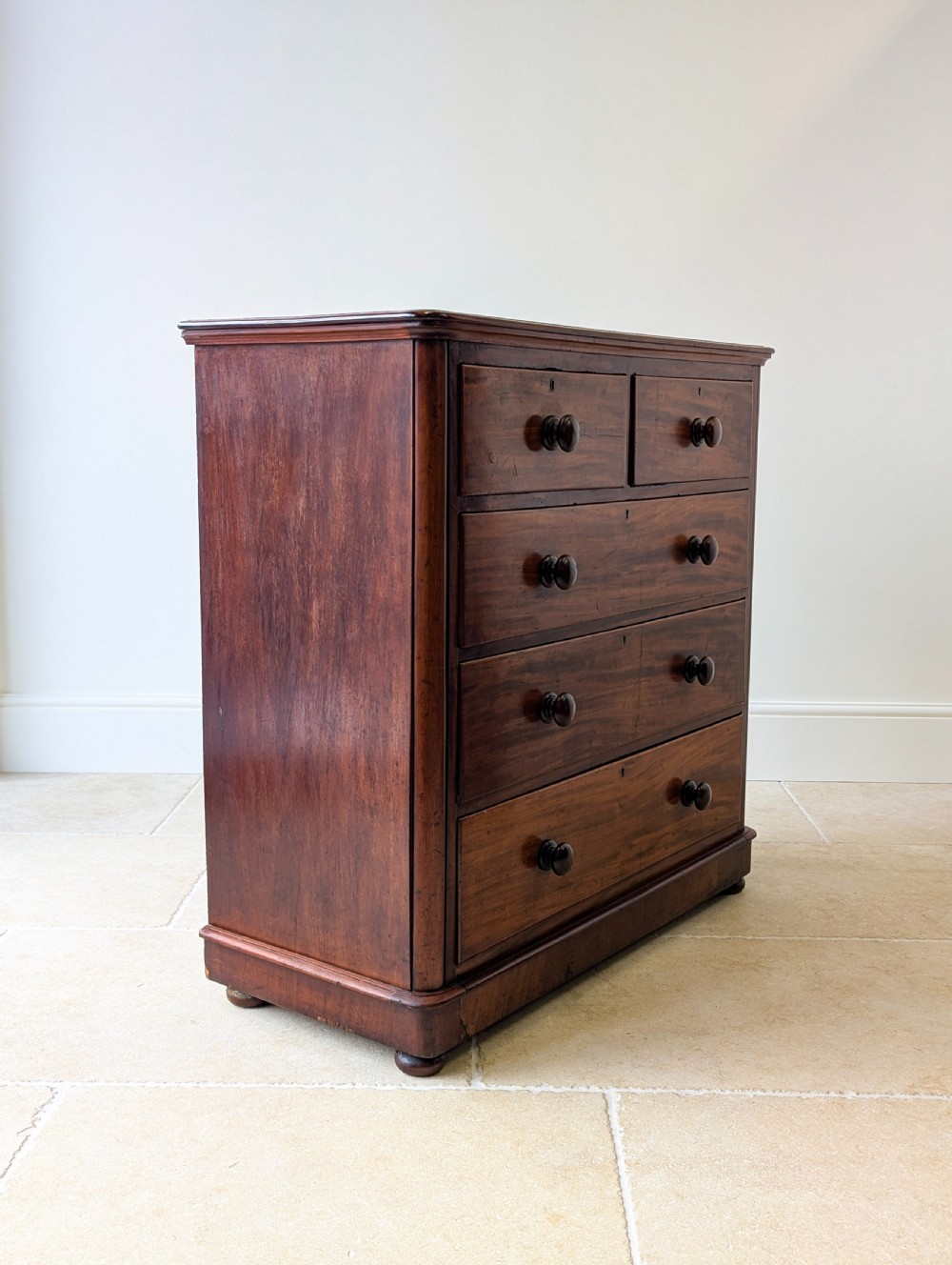 Antique Victorian Mahogany Chest of Drawers c.1870 View VI