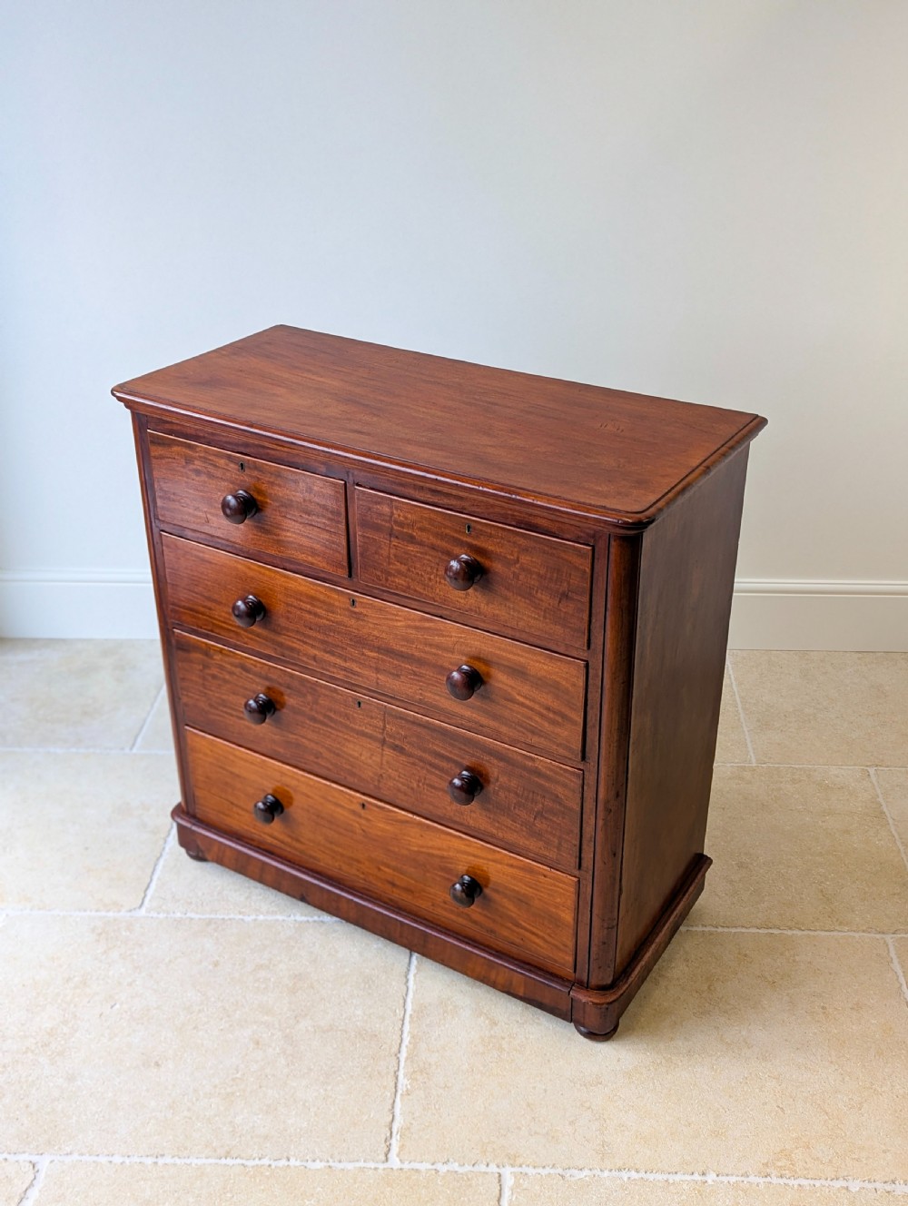 Antique Victorian Mahogany Chest of Drawers c.1870 View XI