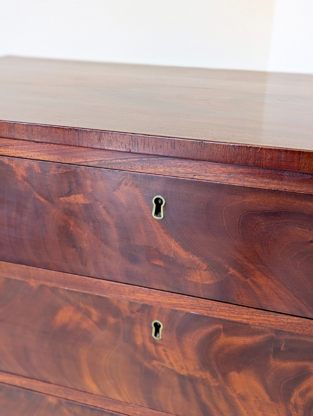 Antique Victorian Mahogany Small Chest of Drawers c.1870 View VIII