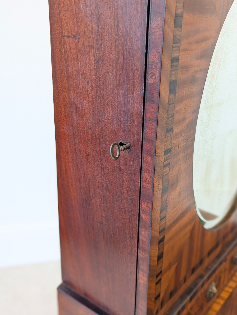 Antique Victorian Mahogany Dressing Table with Mirror Cabinet c.1880 View VIII