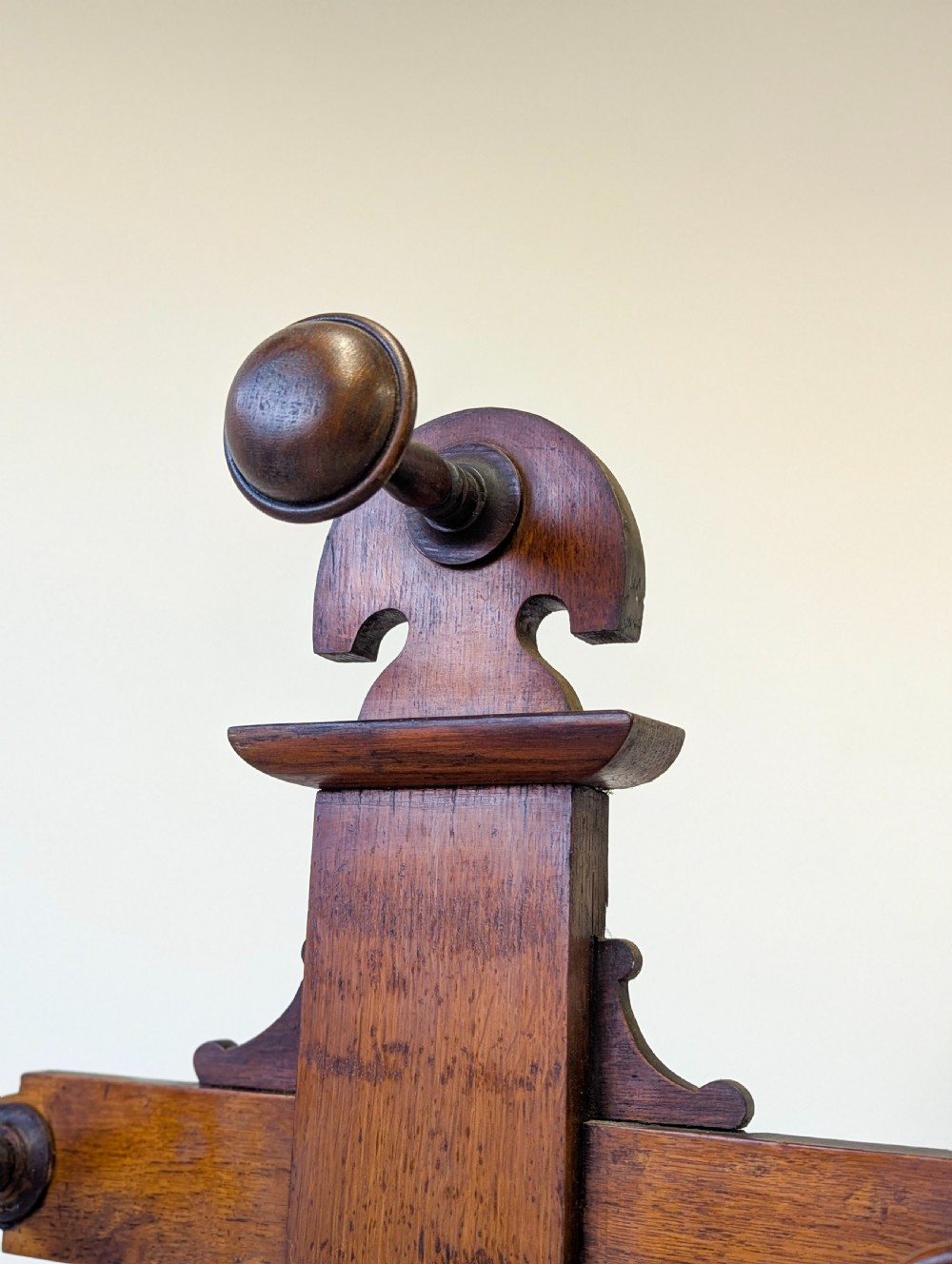 Antique Victorian Oak Hall Stand c.1890 View VI