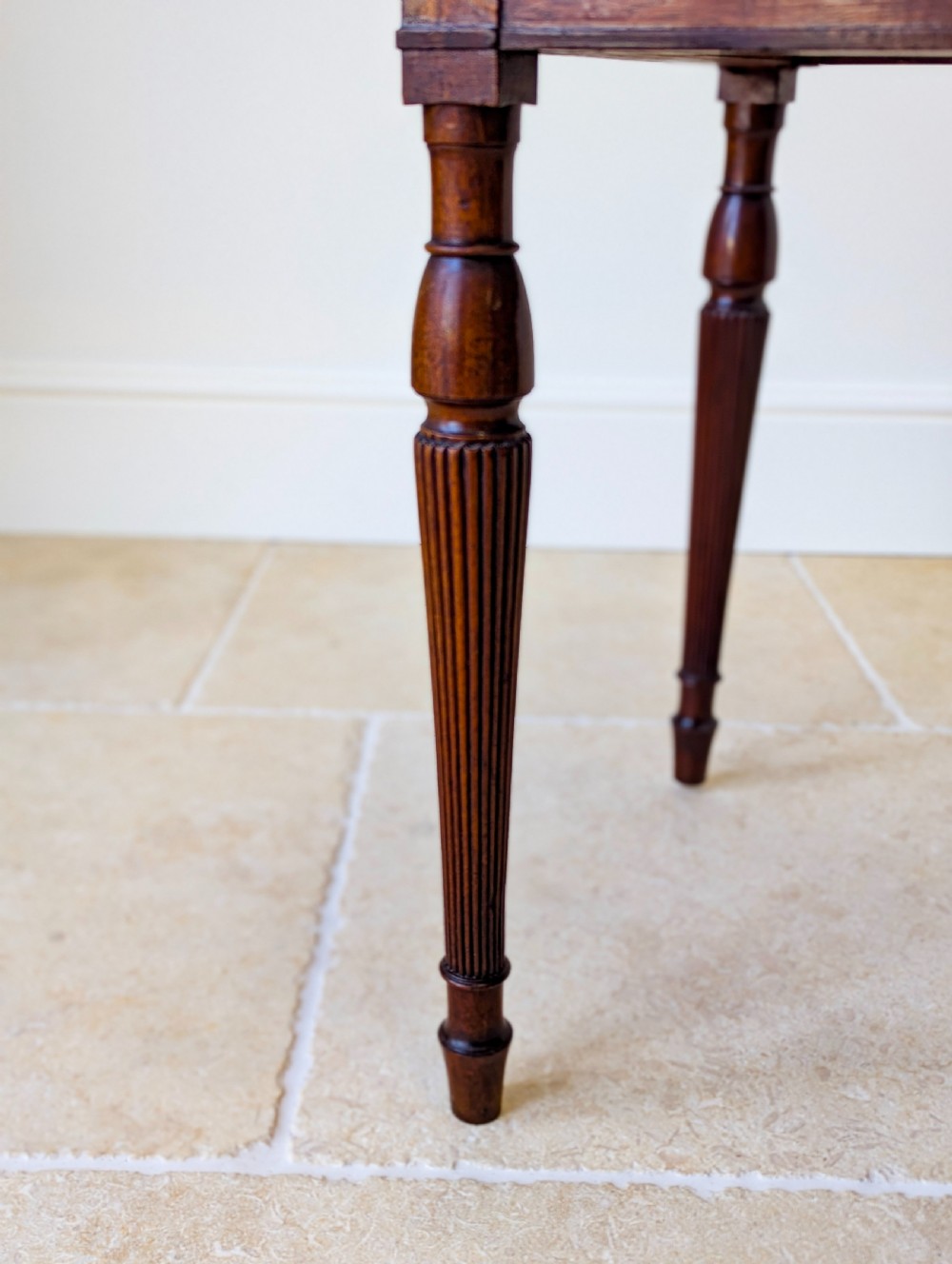 Antique Regency Mahogany Kneehole Writing Table c.1820 View XII