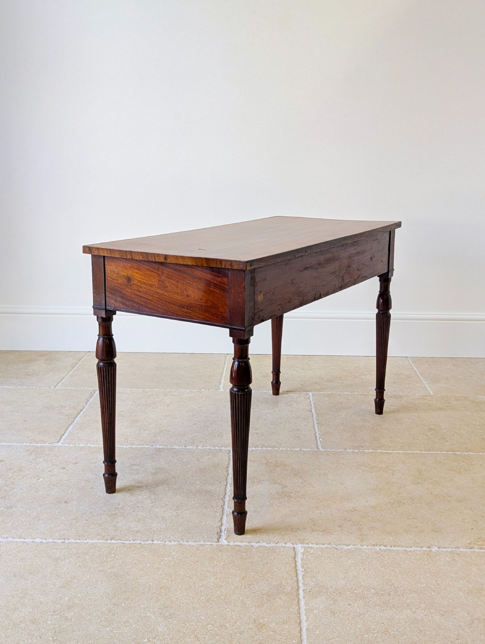 Antique Regency Mahogany Kneehole Writing Table c.1820 View XIII