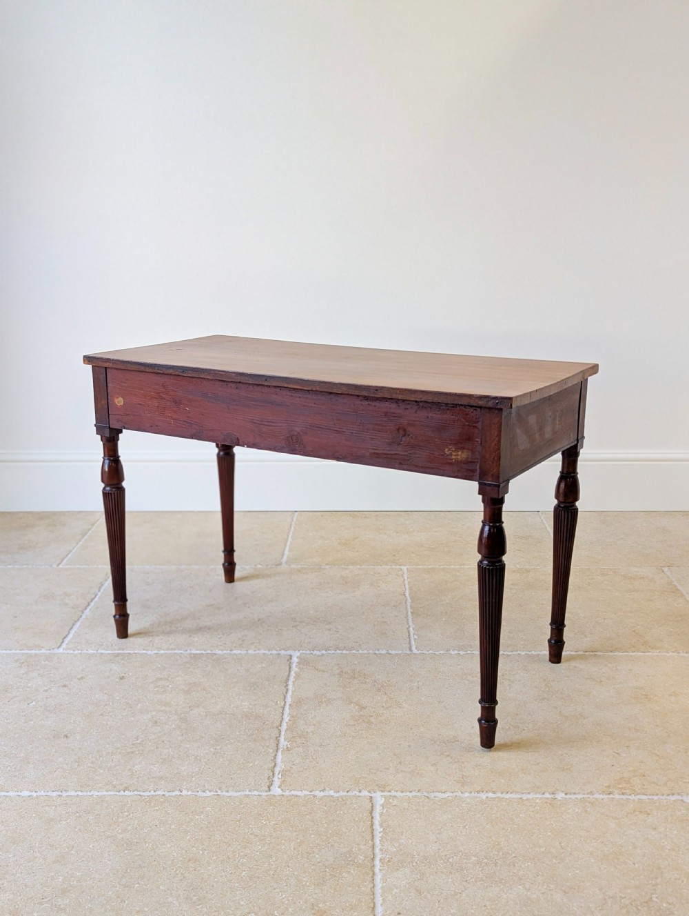Antique Regency Mahogany Kneehole Writing Table c.1820 View XIV