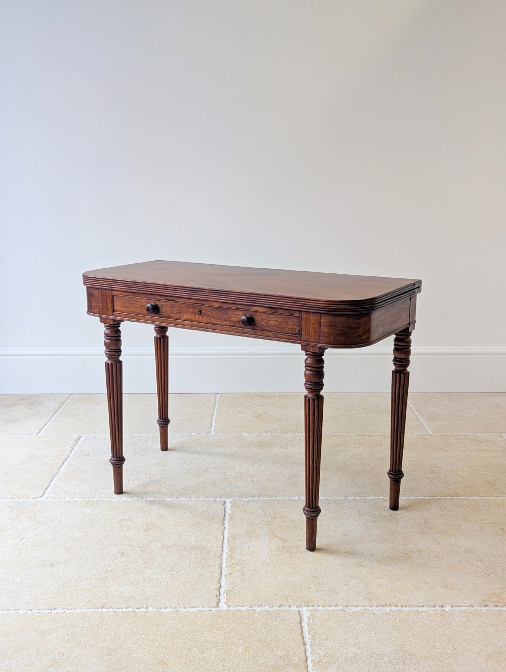 Antique Regency Mahogany Fold-Over Tea Table c.1820