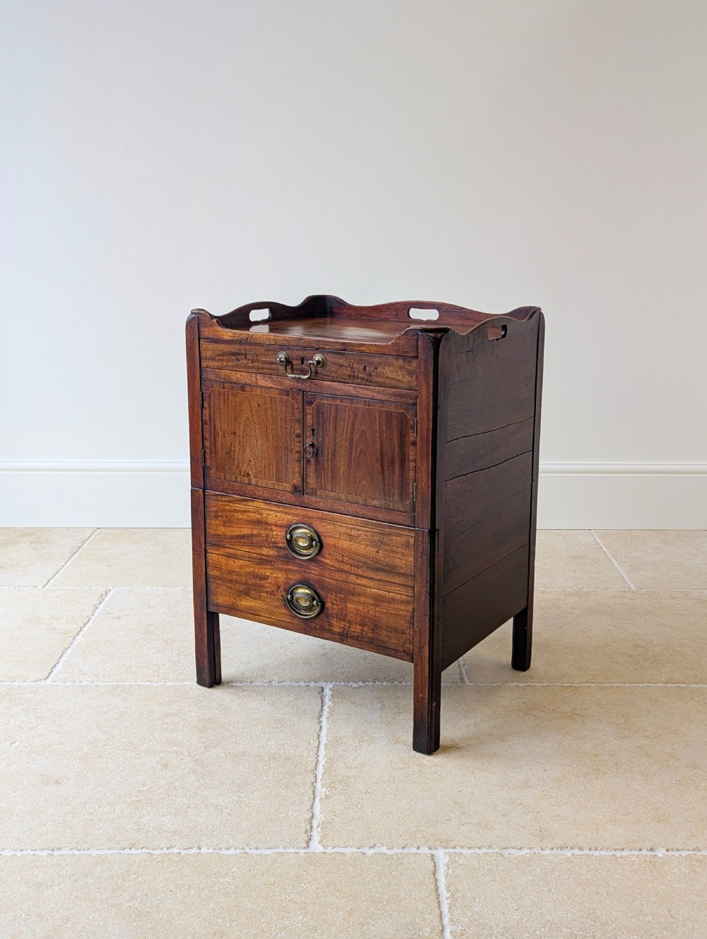 Antique Georgian Mahogany Bedside Commode c.1800