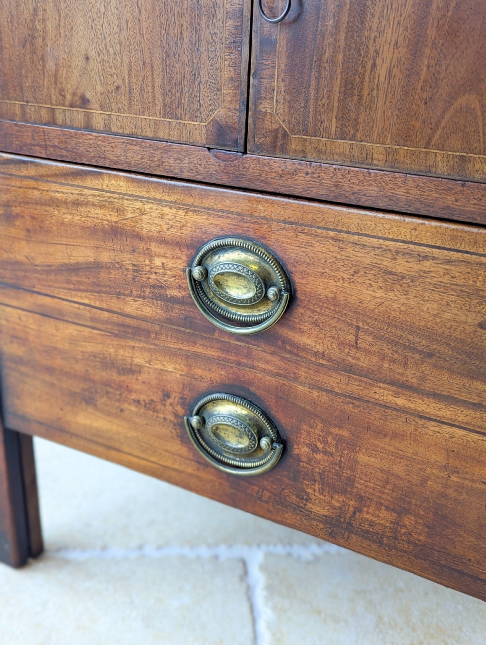 Antique Georgian Mahogany Bedside Commode c.1800 View XII