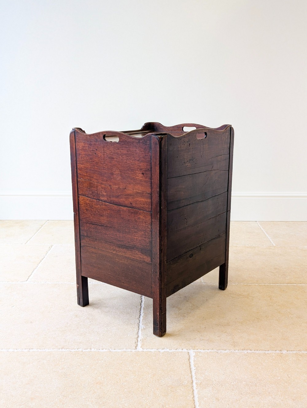 Antique Georgian Mahogany Bedside Commode c.1800 View XIV