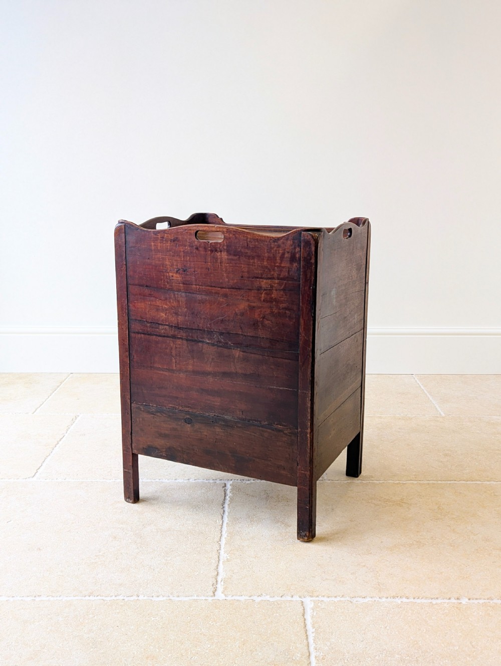 Antique Georgian Mahogany Bedside Commode c.1800 View XVI