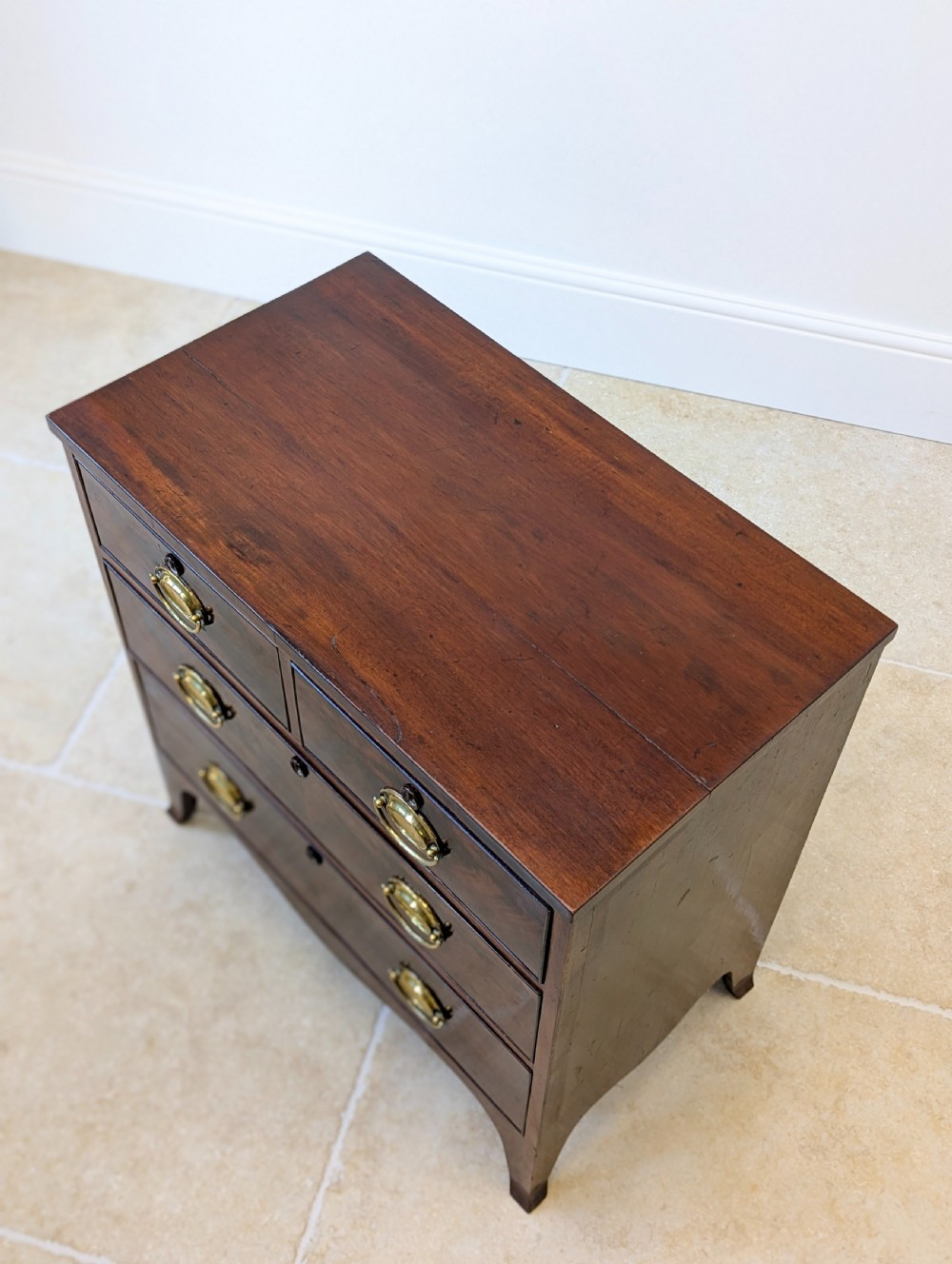 Antique Georgian Mahogany Chest of Drawers c.1800 View IV