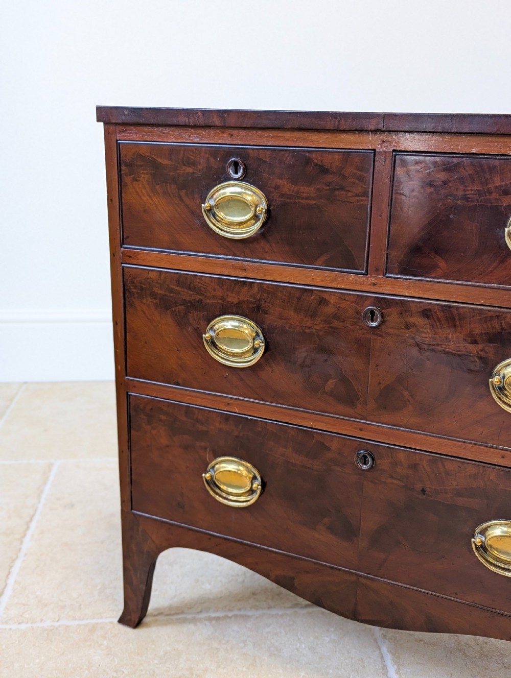 Antique Georgian Mahogany Chest of Drawers c.1800 View V
