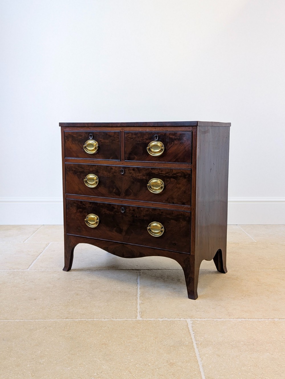Antique Georgian Mahogany Chest of Drawers c.1800 View VI