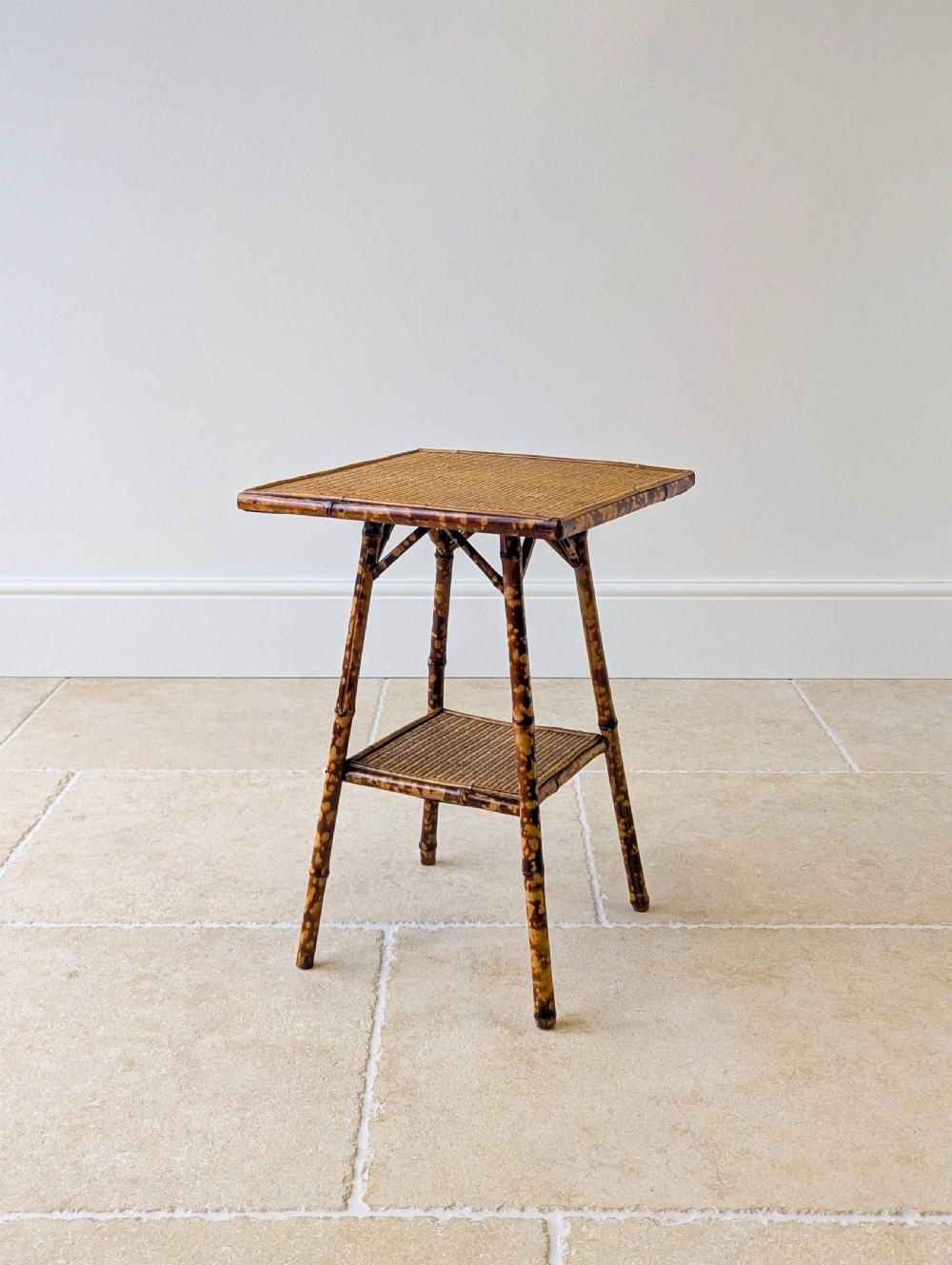Antique Victorian Bamboo Occasional Table c.1890