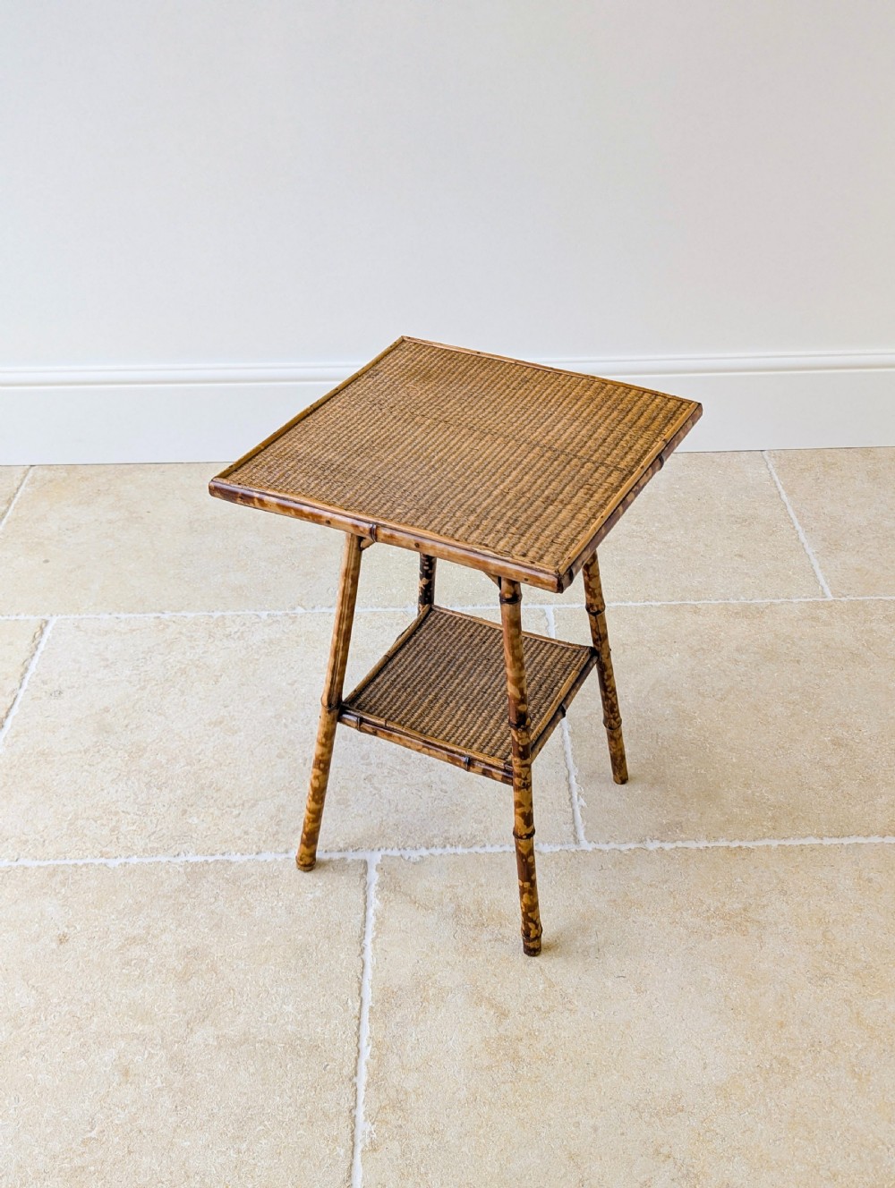 Antique Victorian Bamboo Occasional Table c.1890 View VIII