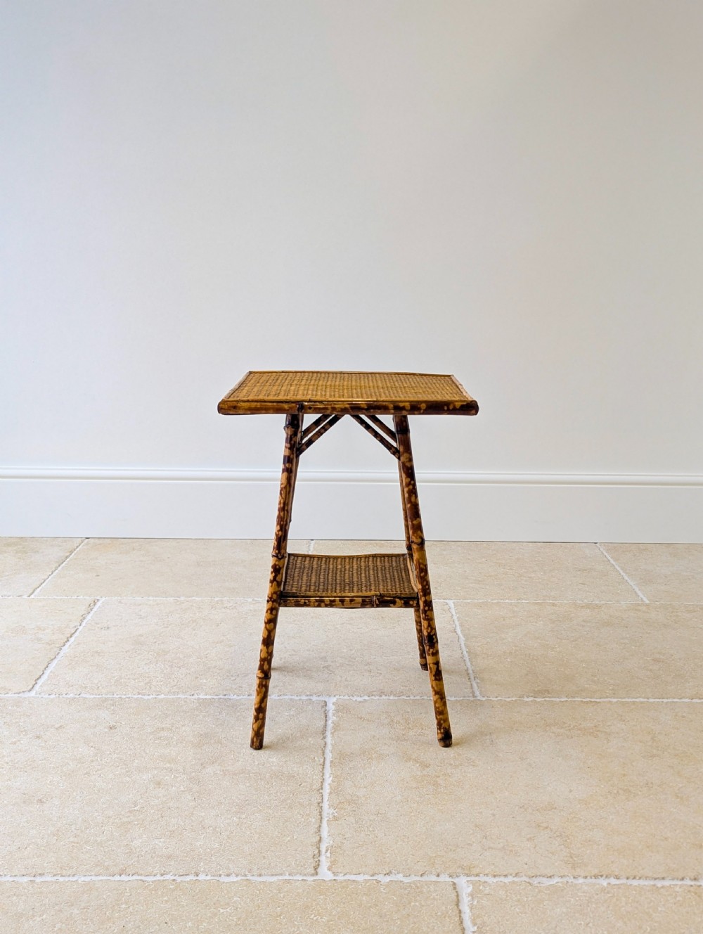Antique Victorian Bamboo Occasional Table c.1890 View IX