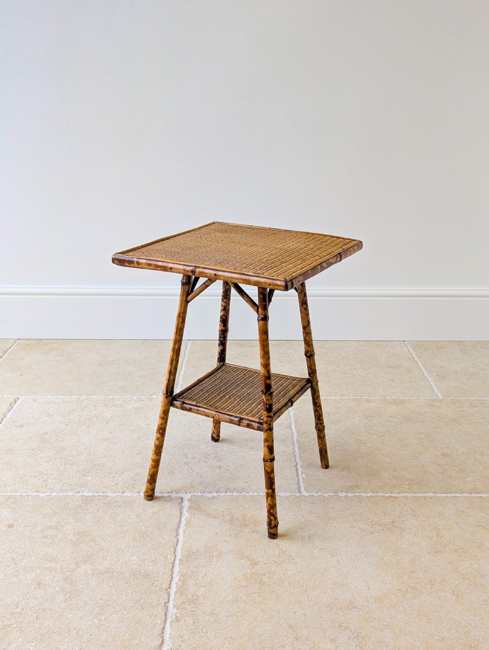 Antique Victorian Bamboo Occasional Table c.1890 View XIII