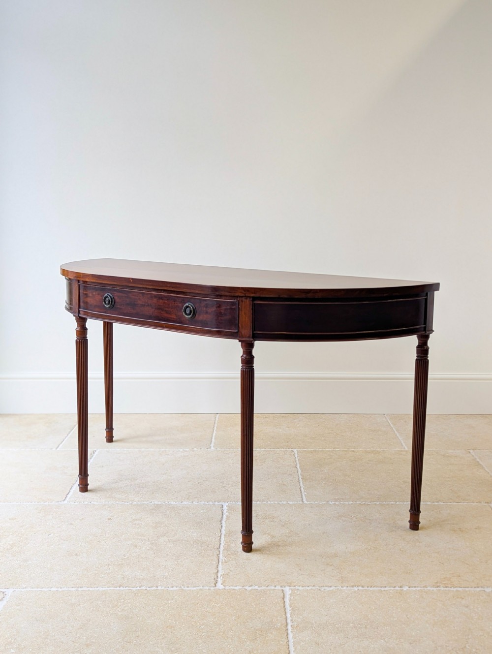 Antique Edwardian Mahogany Regency Style Console Table c.1905 View II