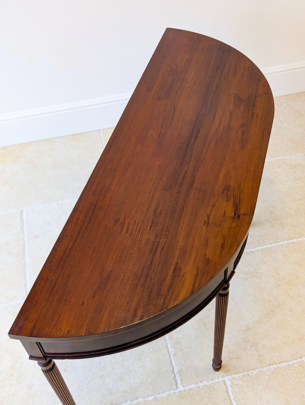 Antique Edwardian Mahogany Regency Style Console Table c.1905 View III