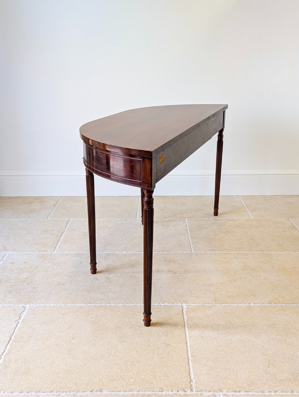 Antique Edwardian Mahogany Regency Style Console Table c.1905 View XI