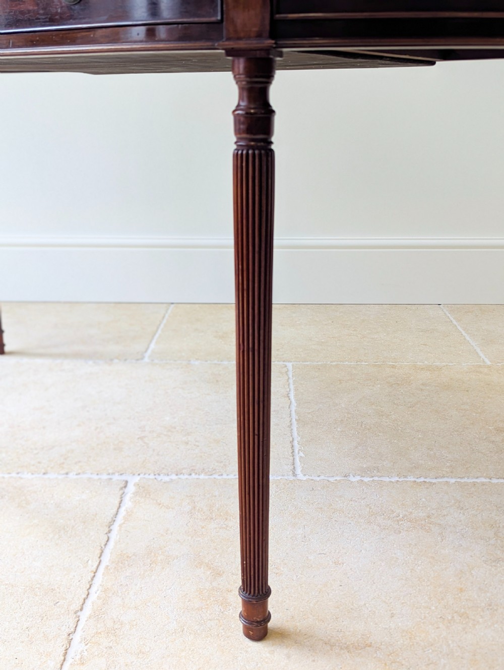 Antique Edwardian Mahogany Regency Style Console Table c.1905 View XIII