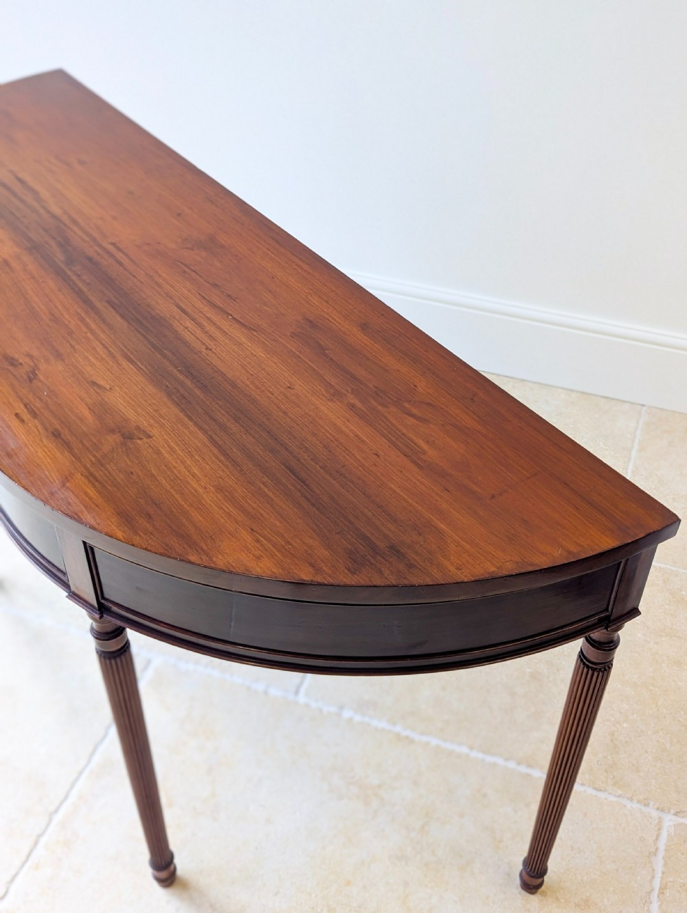 Antique Edwardian Mahogany Regency Style Console Table c.1905 View XIV