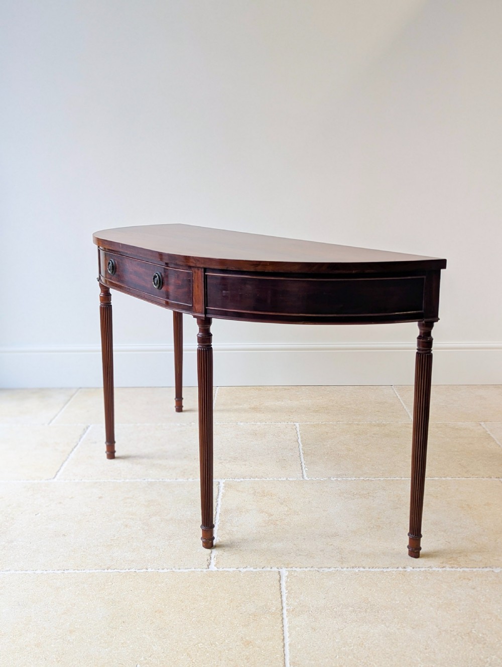 Antique Edwardian Mahogany Regency Style Console Table c.1905 View XVI
