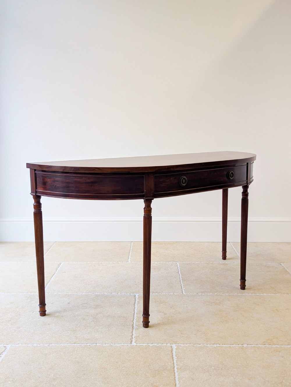 Antique Edwardian Mahogany Regency Style Console Table c.1905 View XVII