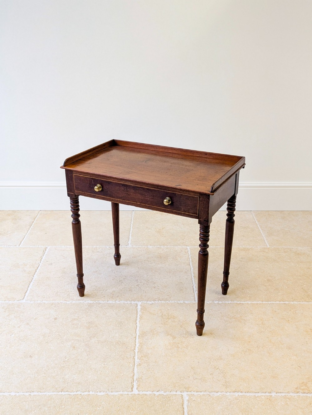Antique Early Victorian Mahogany Writing Table c.1850 View IV