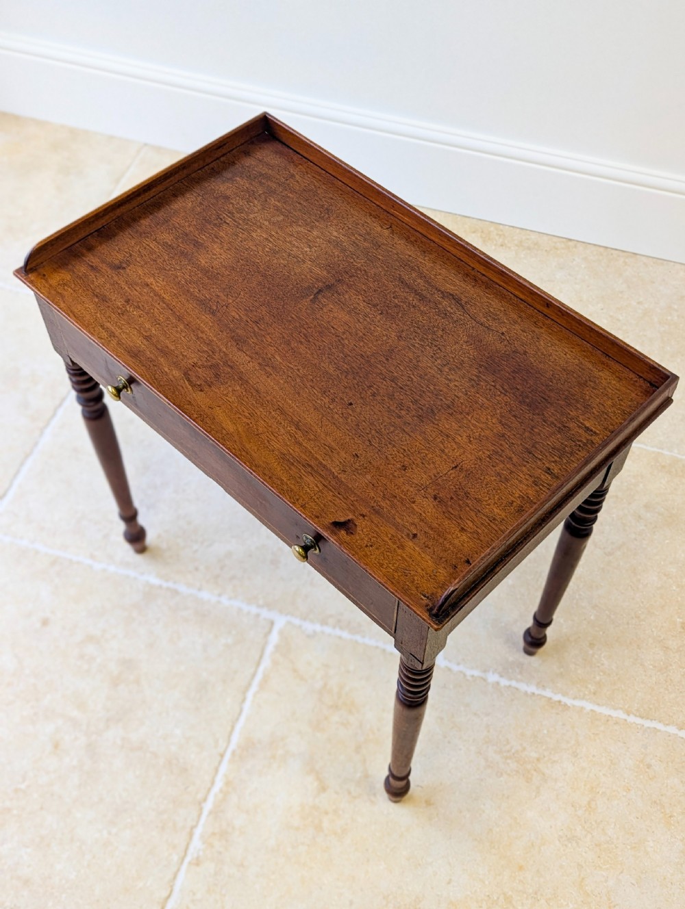 Antique Early Victorian Mahogany Writing Table c.1850 View VI