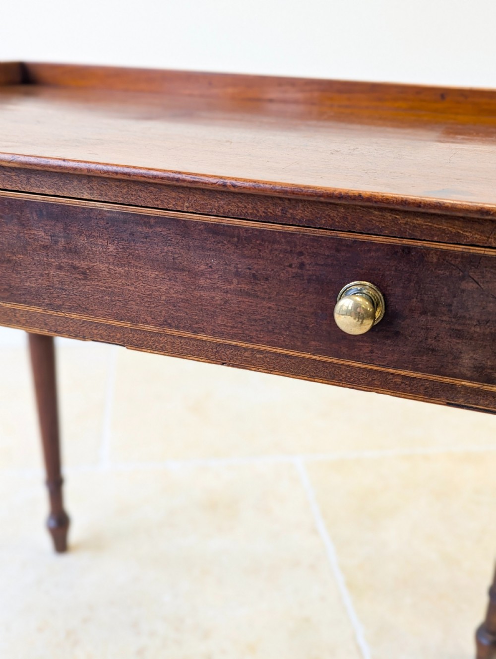 Antique Early Victorian Mahogany Writing Table c.1850 View VIII